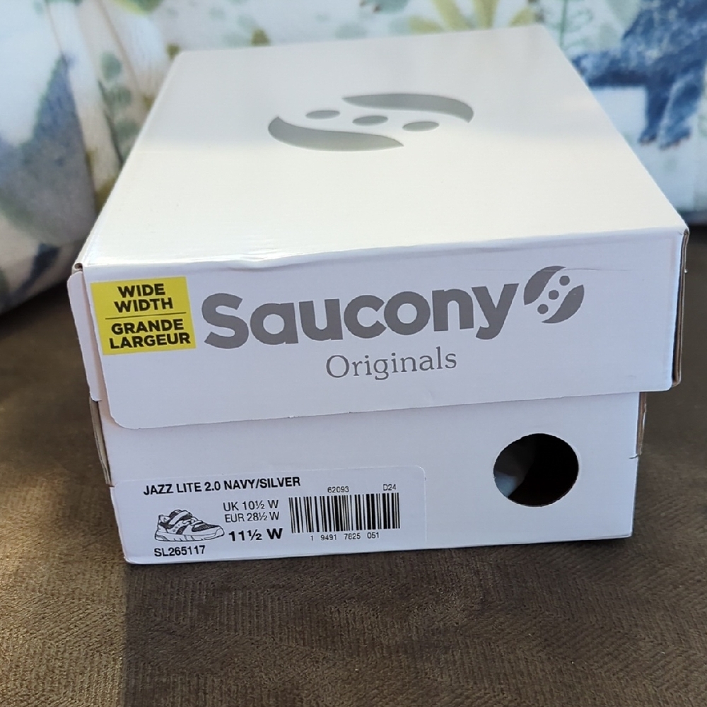 Saucony Originals Jazz Lite 2.0 - Navy and Silver - Picture 5 of 8